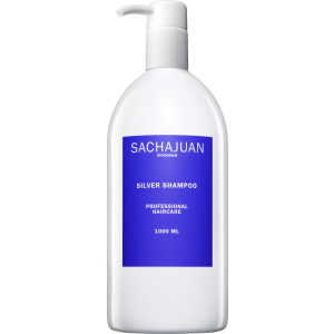 Шампунь SachaJuan Silver Shampoo для нейтрализации желтого пигмента и защиты холодных оттенков блонда 1000 мл (7350016331883)