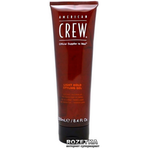 Гель American Crew Light Hold Styling Gel для слабой фиксации волос 250 мл (669316076057) в Одессе