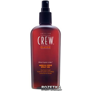 Спрей-гель для волосся American Crew Medium Hold Spray Gel середньої фіксації 250 мл (738678151846) ТОП в Одесі