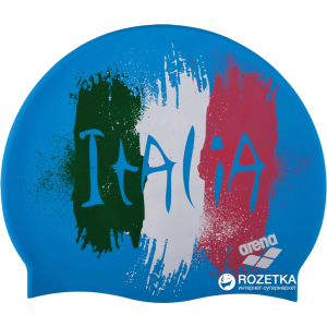 Шапочка для плавания Arena Print 21E368-32 Flag Italy Blue (3468335510323) лучшая модель в Одессе