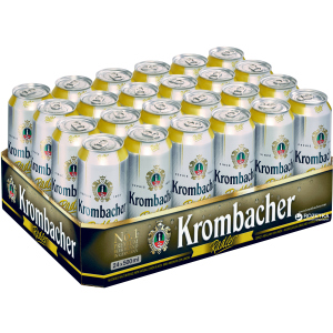 Упаковка пива Krombacher Radler с лимонным лимонадом 2.5% 0.5 л x 24 шт (4008287772951)