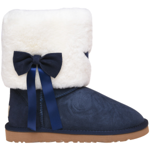 хороша модель Уггі UGG Classic Short Fur Bow 117014 41 Navy