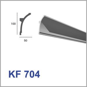 Карниз для прихованого освітлення Tesori KF 704 200см краща модель в Одесі