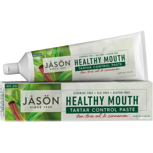 Зубна паста Jason з маслом чайного дерева проти парадонтозу Healthy Mouth 119 г (078522015154) надійний