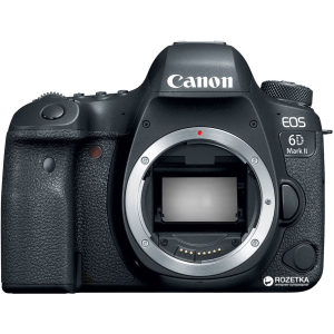 Фотоаппарат Canon EOS 6D Mark II Body (1897C031AA) Официальная гарантия! ТОП в Одессе