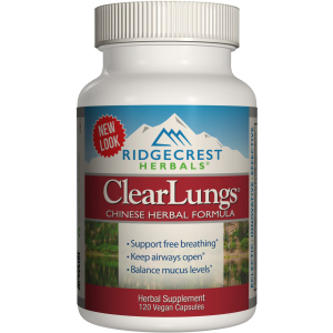 Натуральна добавка Ridgecrest Herbals Clear Lungs 120 гелевих капсул (355724001360) краща модель в Одесі