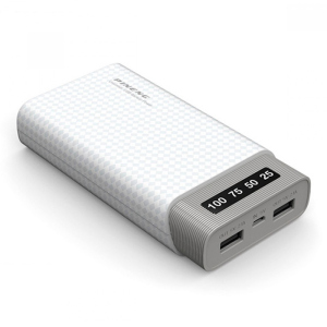 Внешний аккумулятор Power Bank Pineng PN-982 20000 mAh White