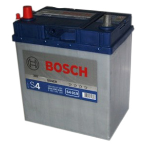 Автомобильный аккумулятор Bosch 6СТ-40 (S4019) 40 Ач (+/-) Asia 330 А (0 092 S40 190) надежный