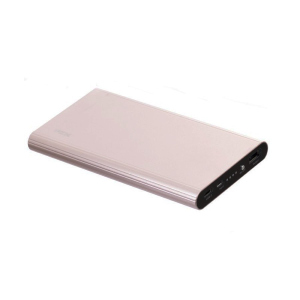 Power bank 10000mAh PZX-V18, USB-3.0A + 1A + кабель USB micro, LED фонарик, White, Blister-BOX