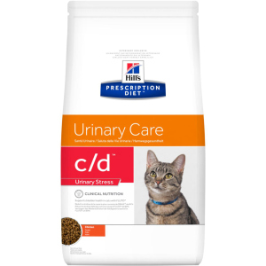 Сухий корм для кішок Hill's PRESCRIPTION DIET c/d Urinary Stress Feline Chicken з ідіопатичним циститом 4 кг (052742284309) краща модель в Одесі