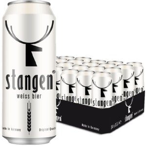 Упаковка пива Stangen Weiss Bier светлое нефильтрованное 4.9% 0.5 х 24 шт (4260556080093) рейтинг