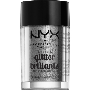 Глиттер NYX Professional Makeup Face & Body Glitter 10 Silver 2.5 г (800897846824) лучшая модель в Одессе