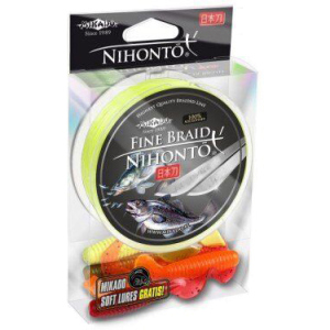 Шнур Mikado Nihonto Fine Braid 150 м 0.12 мм 8.80 кг Fluo (Z19F-012) краща модель в Одесі