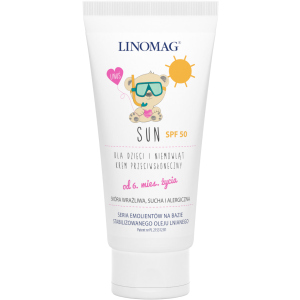 Сонцезахисний крем Linomag Ziololek SUN SPF 50 50 мл (5900558001427) ТОП в Одесі