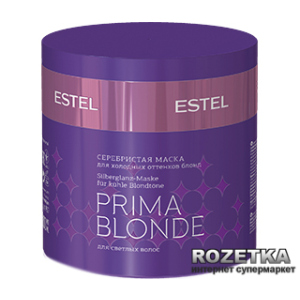 Срібляста маска Estel Professional Prima Blonde для холодних відтінків блонд 300 мл PB.7 (4606453034249) краща модель в Одесі