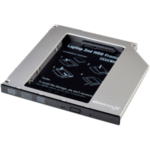 Адаптер подключения Grand-X HDD 2.5'' в отсек привода ноутбука SATA/mSATA (HDC-25) в Одессе