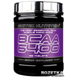 Аминокислота Scitec Nutrition BCAA 6400 125 таблеток (728633107513) ТОП в Одессе