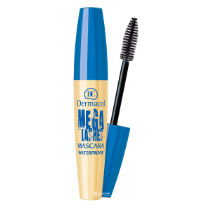 Водостойкая тушь для ресниц Dermacol Make-Up Mega Lashes 13 мл Черная (85957787) в Одессе