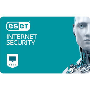 Антивірус ESET Internet Security (2 ПК) ліцензія на 1 рік Базова (електронний ключ в конверті) в Одессе