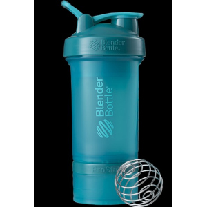 Шейкер BlenderBottle ProStak з кулькою 650 мл Блакитний (PS 22oz Teal) ТОП в Одесі