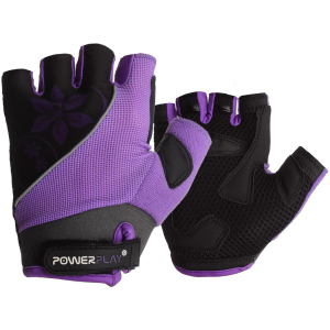 Велоперчатки жіночі PowerPlay 5281D XS Purple (5281D_XS_Purple) краща модель в Одесі