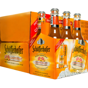 Упаковка пива «Schofferhofer Grapefruit» специальное нефильтрованное пшеничное с добавлением сока 2.5% 0.33 л x 24 шт (4053400278957) лучшая модель в Одессе