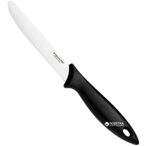 Кухонный нож Fiskars Essential для томатов 12 см Black (1023779)