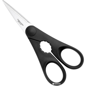 Ножиці кухонні Fiskars Essential з відкривалкою 20 см Black (1023820) ТОП в Одесі