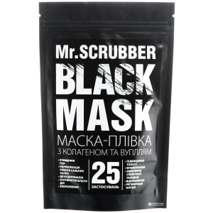 Чорна маска для обличчя Mr.Scrubber Black Mask для всіх типів шкіри 40 г (4820200230160) краща модель в Одесі