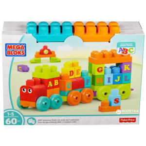 хороша модель Конструктор Mega Bloks Fisher-Price Потяг із літерами (DXH35)