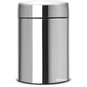 Відро для сміття Brabantia Slide Bin 5 л Matt Steel (477546) краща модель в Одесі