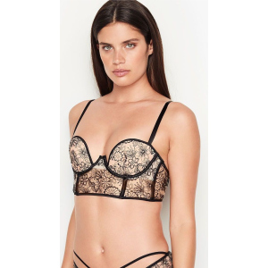 Бюстье Victoria's Secret 721458707 34D Бежевий/Чорний (1159750876) краща модель в Одесі