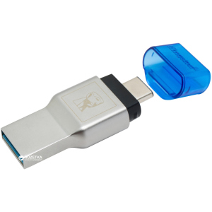 хороша модель Кардридер Kingston MobileLite Duo 3C USB 3.0 Type-A/C (FCR-ML3C)