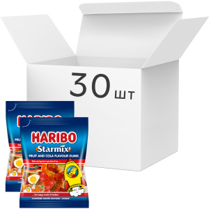 Упаковка цукерок жувальних HARIBO Starmix 80 г х 30 шт (9002975727112) краща модель в Одесі