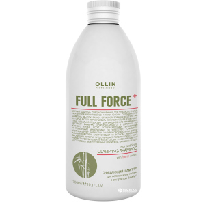 Очищающий шампунь для волос и кожи головы Ollin Professional Ollin Full Force с экстрактом бамбука 300 мл (4620753725614) ТОП в Одессе