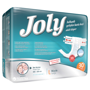 Подгузники для взрослых Joly 3 Large 30 шт (8690536804030) рейтинг