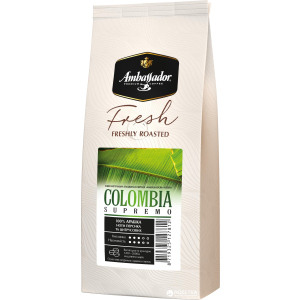 Кава у зернах Ambassador Fresh Colombia Supremo 1 кг (8719325127812) краща модель в Одесі