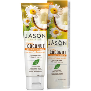 Зубна паста Jason Загоює з олією кокосу Simply Coconut 119 г (078522014966) в Одесі