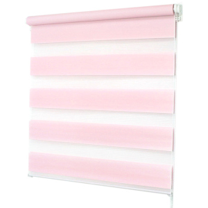 Ролета Деко-Сити мини День/Ночь, 68x170 см, ткань синтетическая, Розовый (39013068) рейтинг