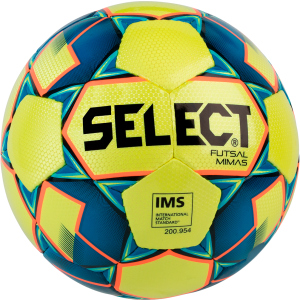 М'яч футзальний Select Futsal Mimas (102) Yellow-Blue (5703543187058) ТОП в Одесі