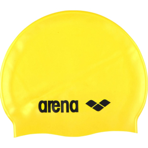 Шапочка для плавания Arena Classic Silicone Jr 91670-035 Yellow Black (3468335686059) рейтинг