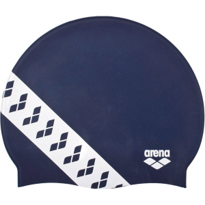 Шапочка для плавания Arena Team Stripe Cap 001463-701 Navy (3468336074985)