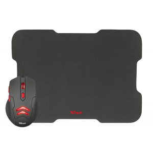 Мишка Trust Ziva Gaming mouse with Mouse pad (21963) краща модель в Одесі