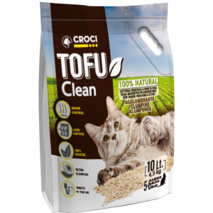 Наполнитель для кошачьего туалета Croci Тофу Clean 10 л (8023222138124)