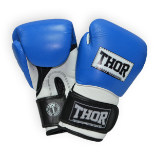 Перчатки боксерские Thor Pro King (PU) 14 унций Blue/White/Black (8041/03(PU) B/Wh/Bl 14 oz.) в Одессе