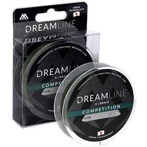 Шнур Mikado Dream Line Competition 8-Braid 300 м 0.18 мм 18.32 кг Зелений (ZDL000G-300-018) в Одесі