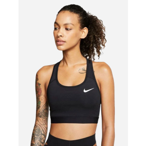 Спортивний топ Nike Swoosh Band Bra Non Pad BV3900-010 M Чорний (193655466694) краща модель в Одесі