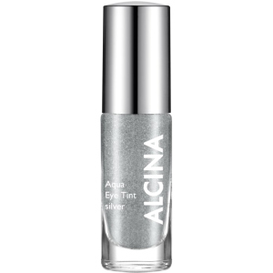 Тіні для повік Alcina Aqua Eye Tint рідкі silver 5 мл (4008666653420) ТОП в Одесі