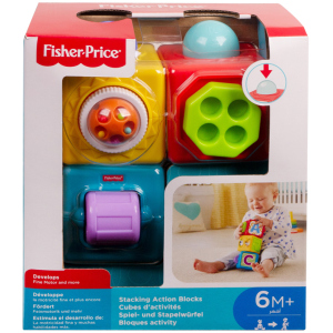 хорошая модель Двигающиеся кубики Fisher-Price Яркие (DHW15)