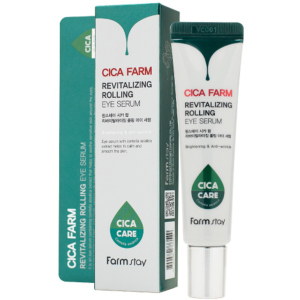 Заспокійлива сироватка для шкіри навколо очей Farmstay Cica Farm Revitalizing Rolling Eye Serum 25 мл (8809480773549) надійний